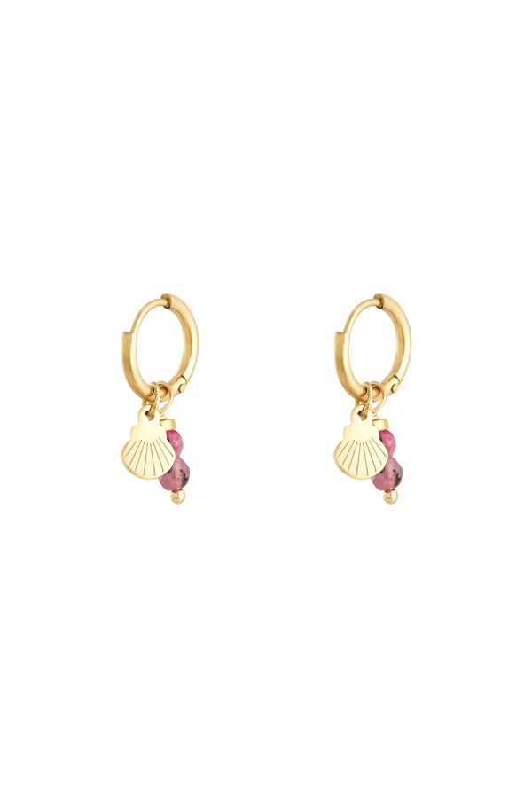 Little Shell oorbellen goud - Afbeelding 3
