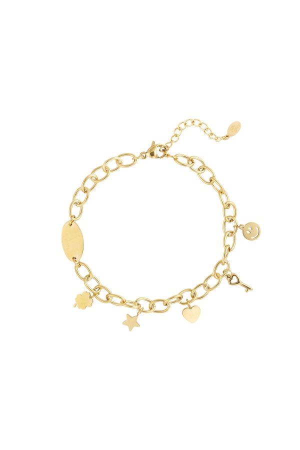 Bedel armbandje goud/zilver - Afbeelding 2