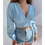 Gianna Top - Blauw