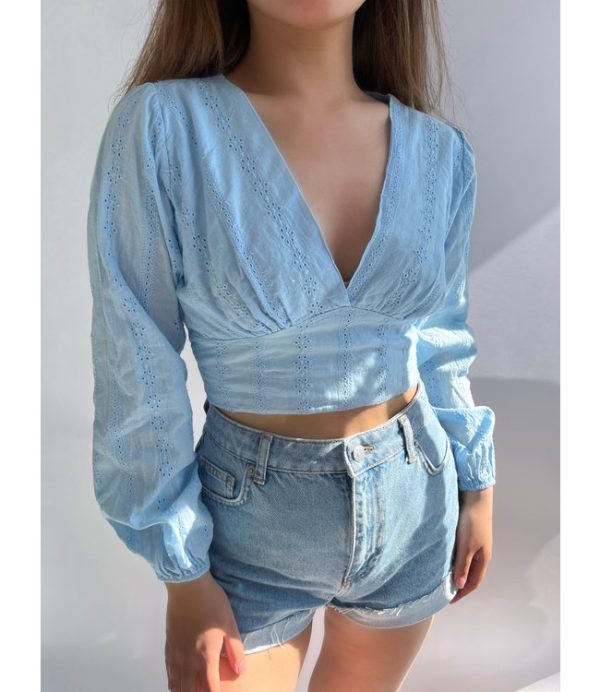 Gianna Top - Blauw